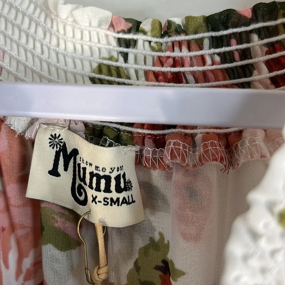 SHOW ME YOUR MUMU off shoulder side slits floral maxi dress - Picture 9 of 10